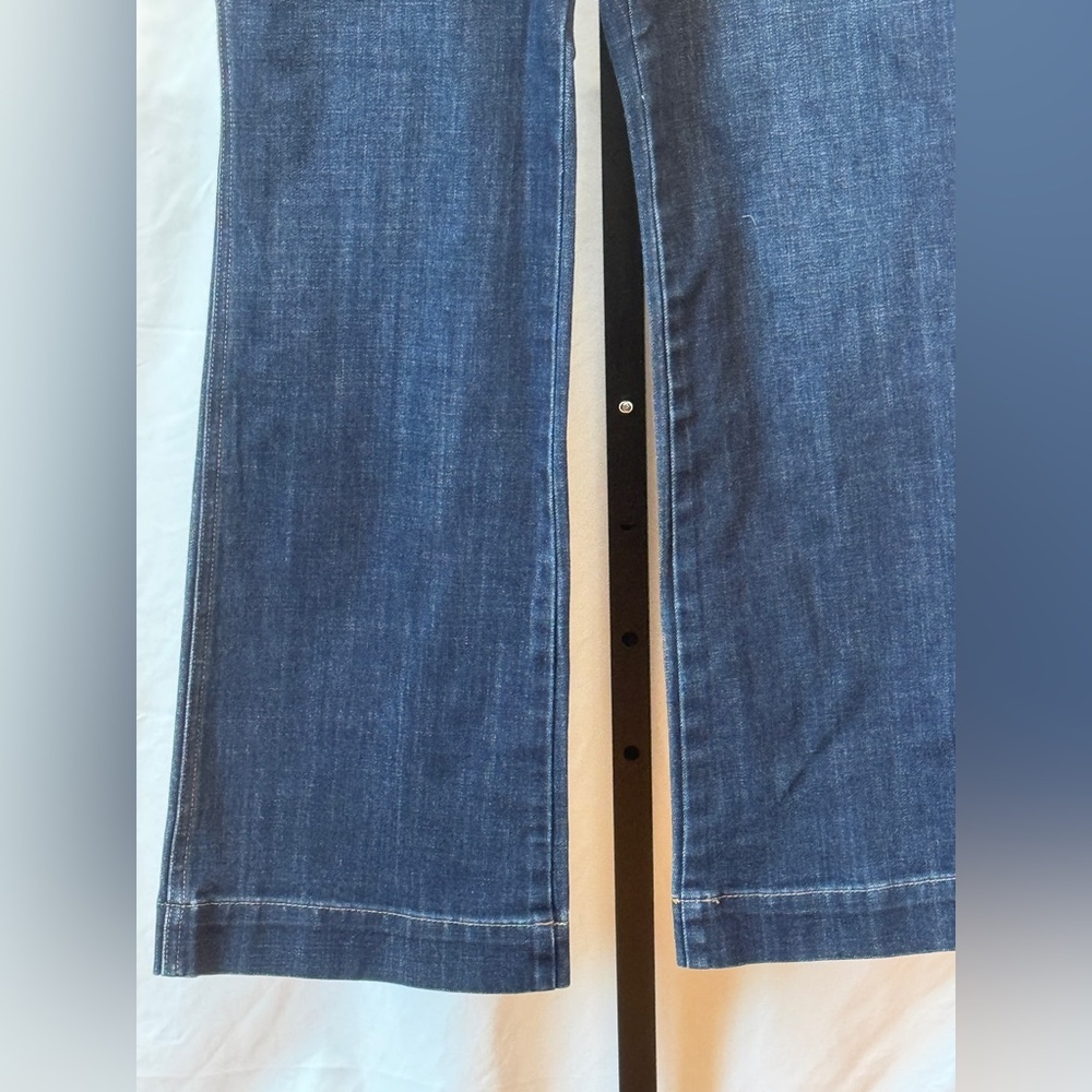 379 - Talbots Blue Flare & Wide Leg Jeans - Picture 6 of 8